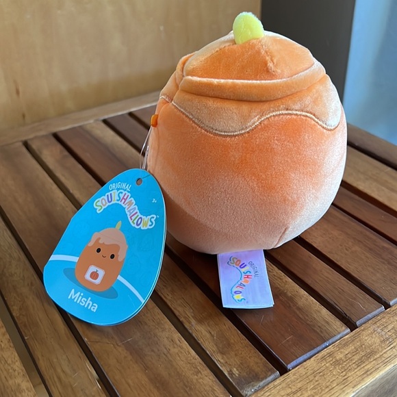 *CROSS LIST* NWT 8” & 5” SET Misha Pumpkin Candle Squishmallows Halloween fall - Picture 5 of 11